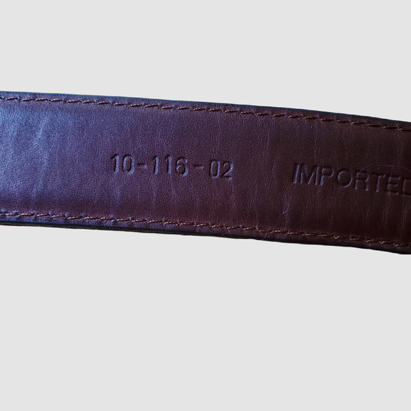 Arden Leather Company Italian Leather Belt 40 - Picture 4 of 7